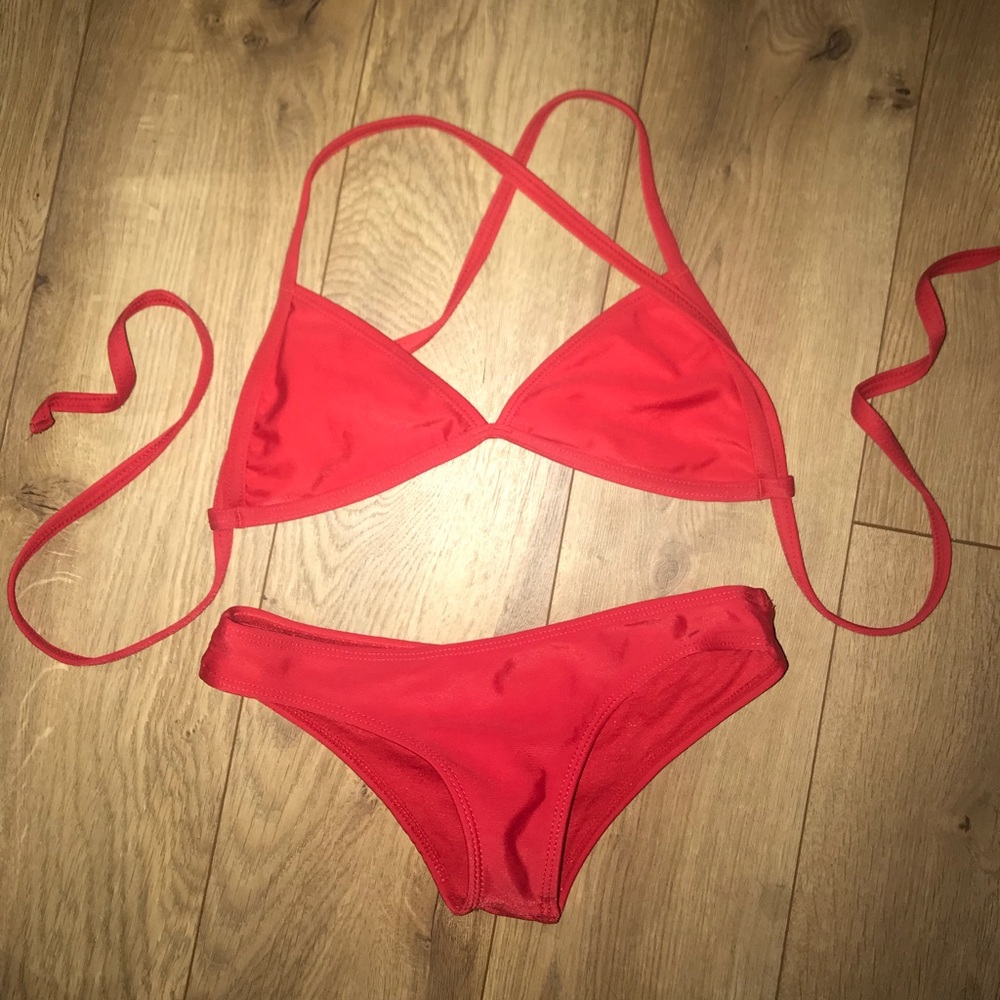Red bikini